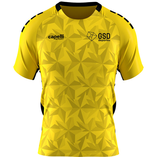 CAMISETA AMARILLA NIÑO FÚTBOL PORTERO