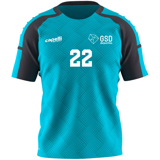 VOLEY MASCULINO CAMISETA TURQUESA ADULTO