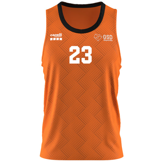 VOLEY FEMENINO CAMISETA NARANJA NIÑO