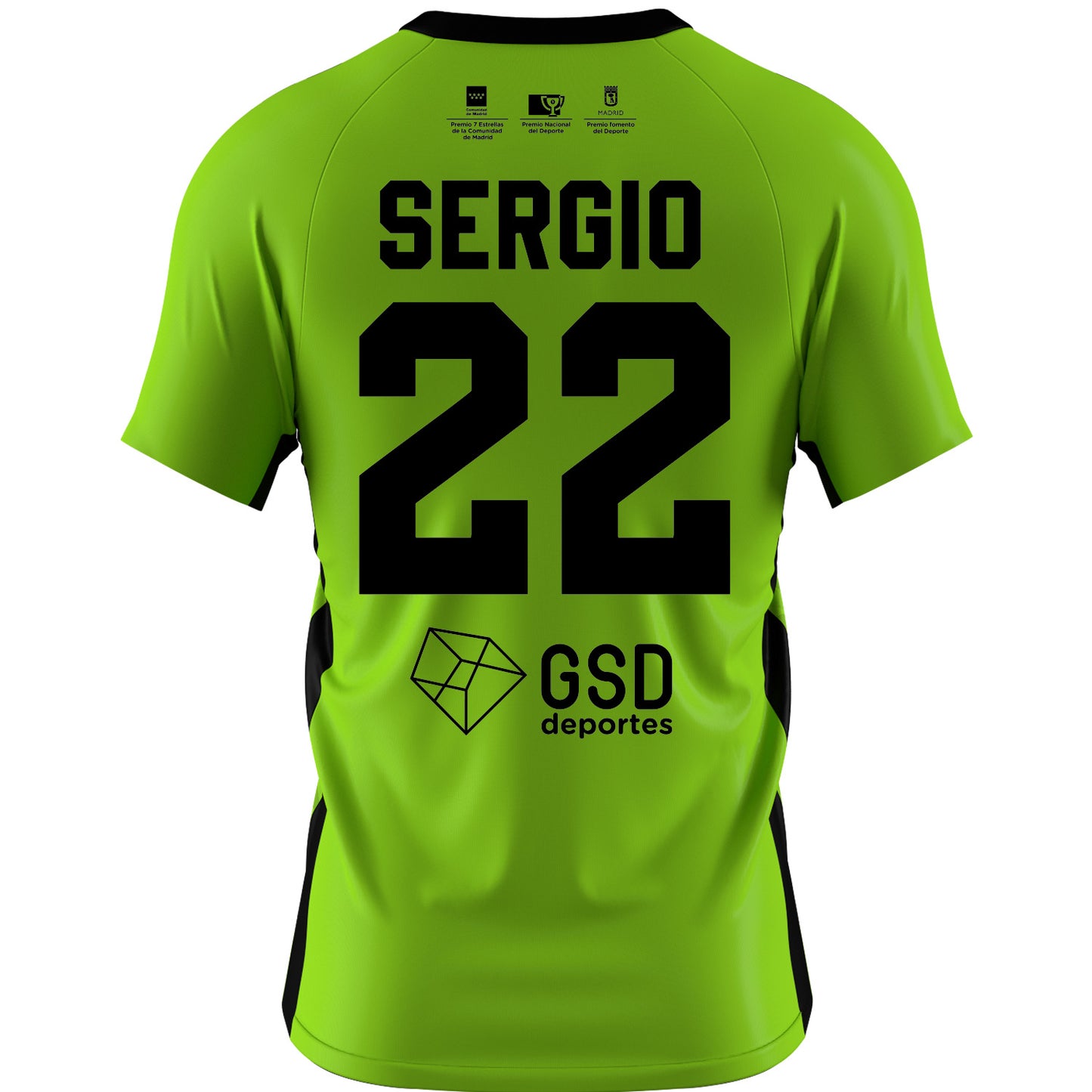 CAMISETA VERDE ADULTO FÚTBOL PORTERO